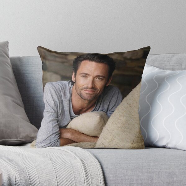Hugh Jackman Throw Pillow
