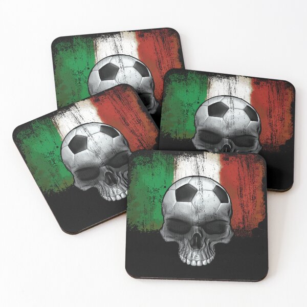 Item preview, italian football soccer skull designed and sold by drizzd.