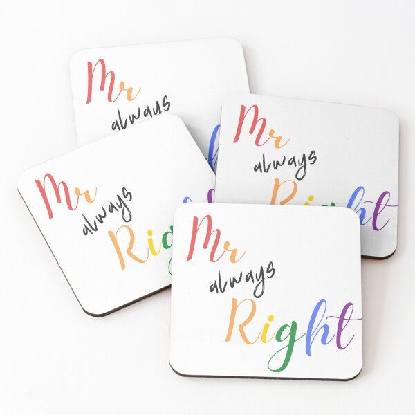 Item preview, Mr. Always Right designed and sold by PopFabrik.