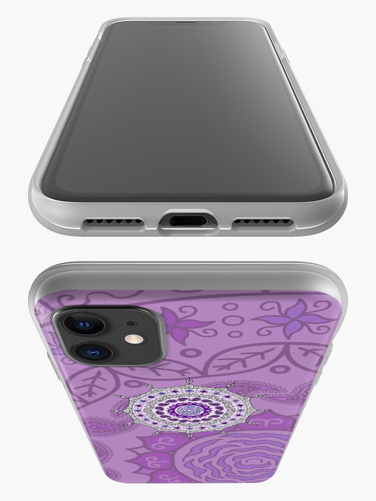 Alternate view of Mehndi Fantasy Silver iPhone Case & Cover