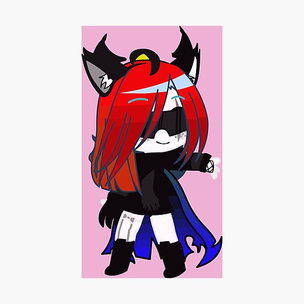 "Kawaii Anime Chibi Vampire Girl Goth Gacha club.Gacha Anime Action