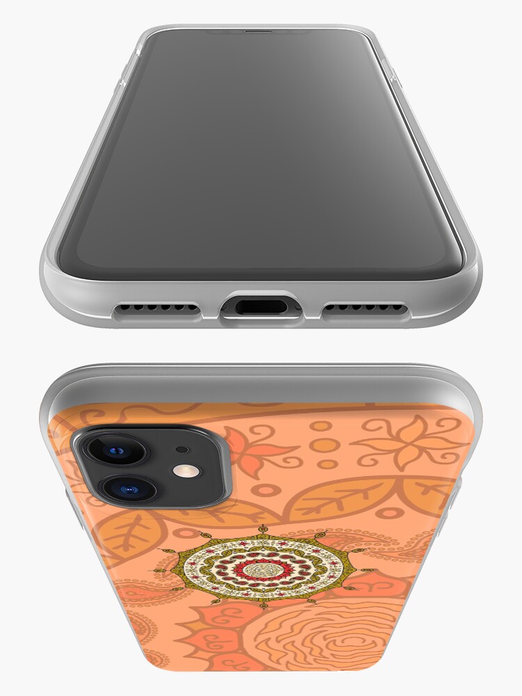 Alternate view of Mehndi Fantasy Gold iPhone Case & Cover
