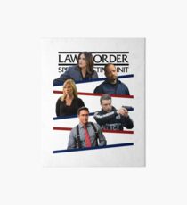 SVU Stripes Poster Art Board Print