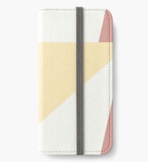 Diseño formas amarillas iPhone Wallet/Case/Skin