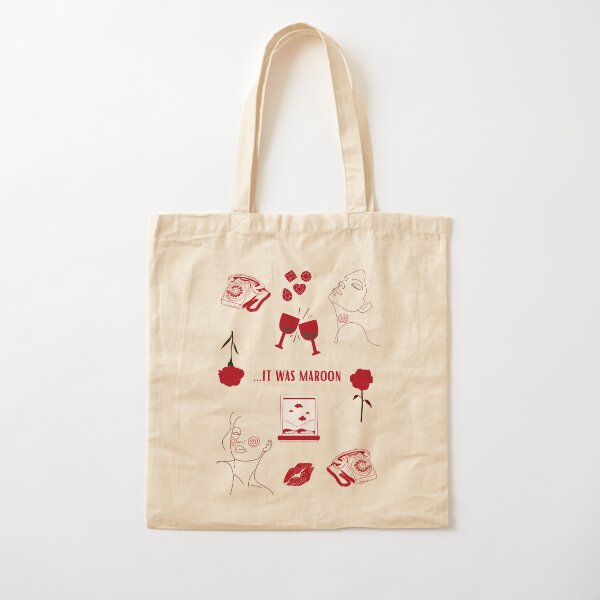 Taylor Swift - Midnights - Maroon Cotton Tote Bag