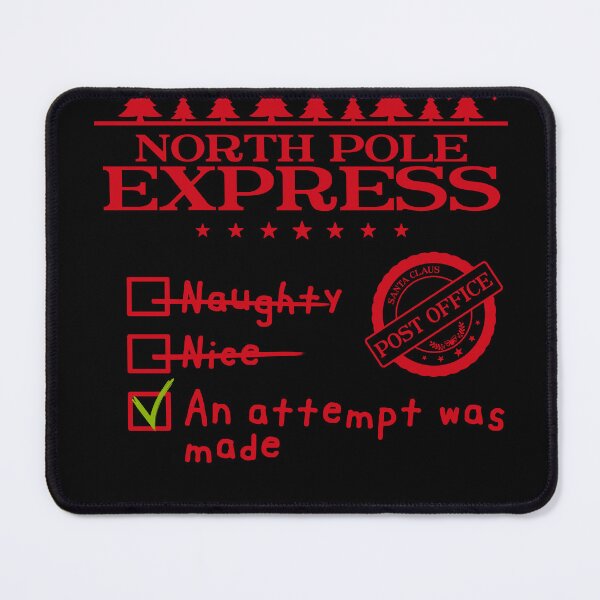 Item preview, Naughty Nice An Attempt Was Made - ugly christmas  designed and sold by Mindy Bubble.