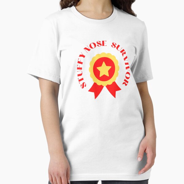 Item preview, Funny Stuffy Nose Survivor Design designed and sold by NomadMessenger.