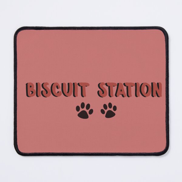Item preview, Biscuit Station Cat Mat  designed and sold by Minmoji.