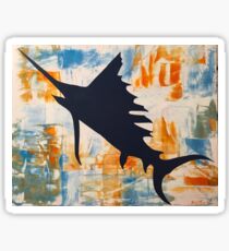 Salty Sailfish Sticker
