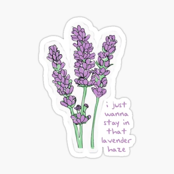 lavender haze  Sticker