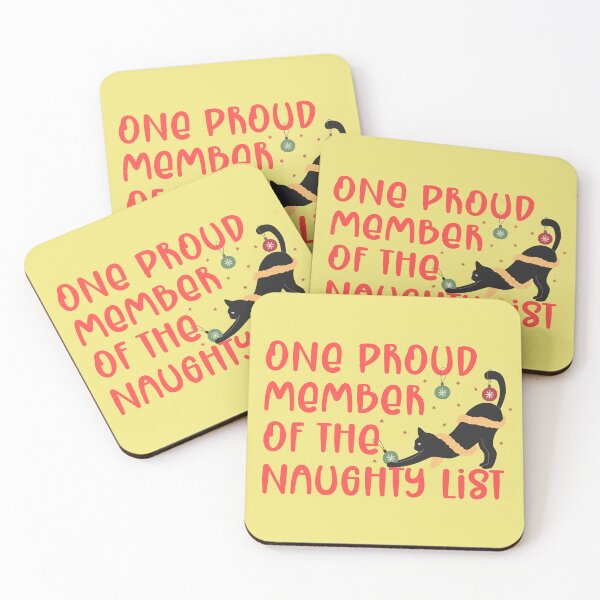 Item preview, One Proud Member Of The Naughty List designed and sold by Mindy Bubble.