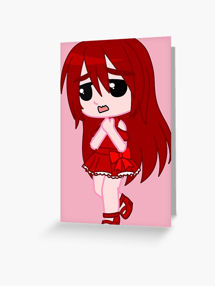 Sad Girl - Gacha club Girl with sweatshirt - Sad anime gacha chibi