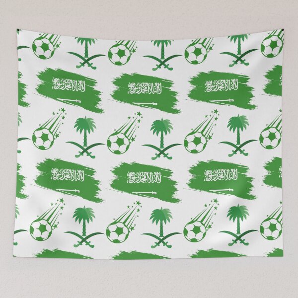 Item preview, Saudi Arabia Map Flag designed and sold by Tienda-Vane.