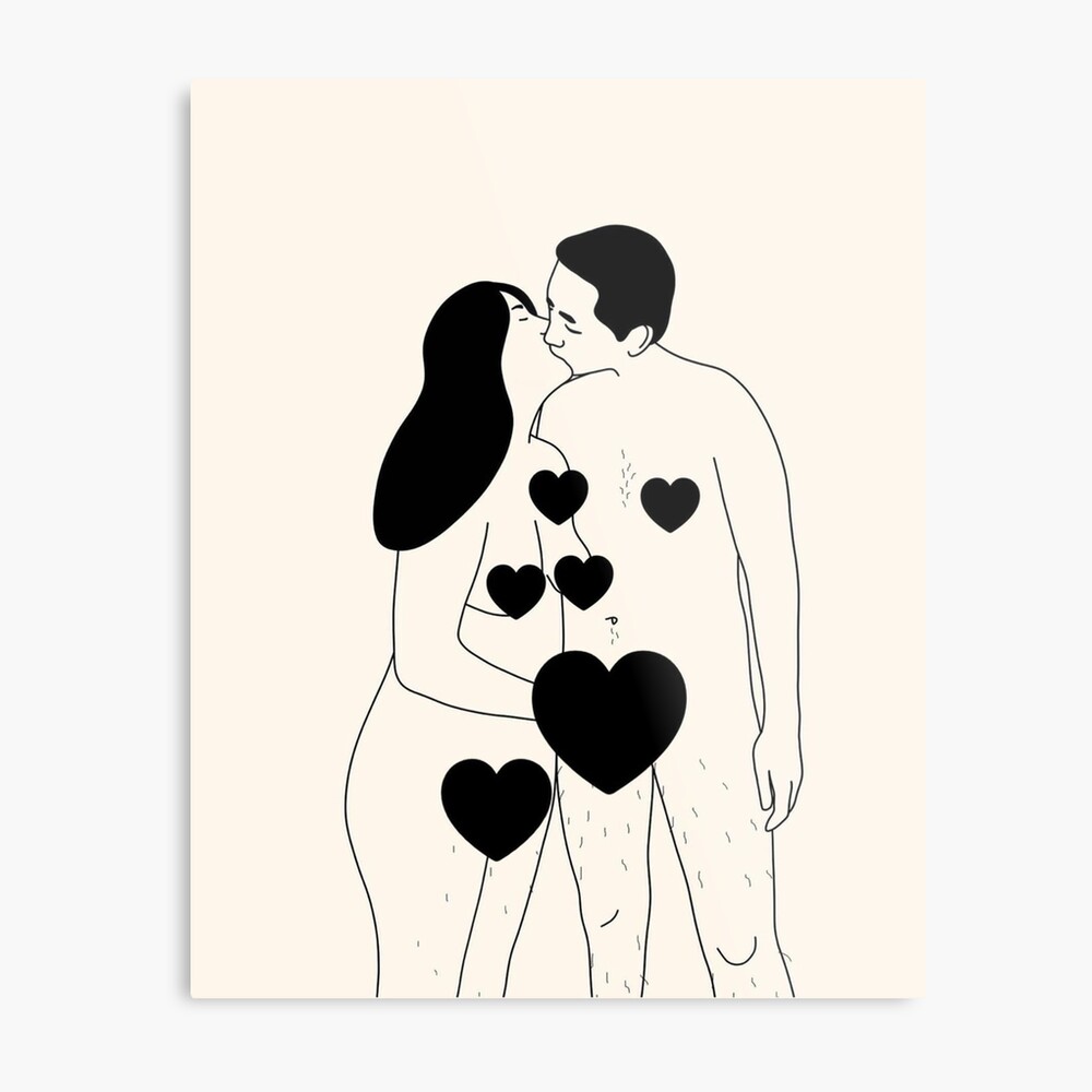 Lienzo for Sale con la obra «PAREJAS DESNUDAS BESANDOSE» de SmartDigitalArt  | Redbubble