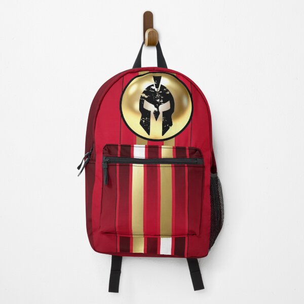Item preview, Spartan Helmet Μολον Λαβε Red Gold Black Stripe designed and sold by Yiorgos Designs.