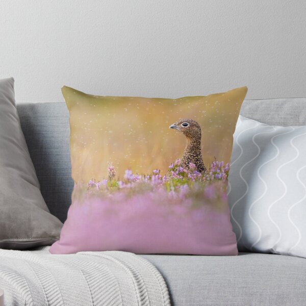 Item preview, Red Grouse in Heather with Midges! designed and sold by cjdolfin.