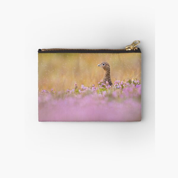 Item preview, Red Grouse in Heather with Midges! designed and sold by cjdolfin.