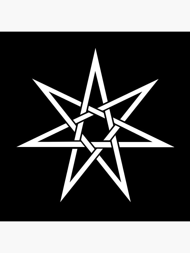 Seven Pointed Star Heptagram Sticker For Sale By Ciretose Redbubble