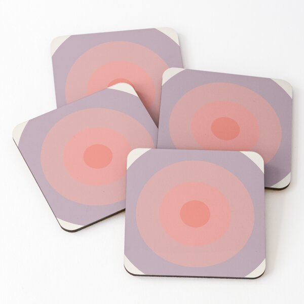 Item preview, Bauhaus Exhibition, Bauhaus Wall Art, Bauhaus Exhibition Print circles shades of pink designed and sold by re-make-.