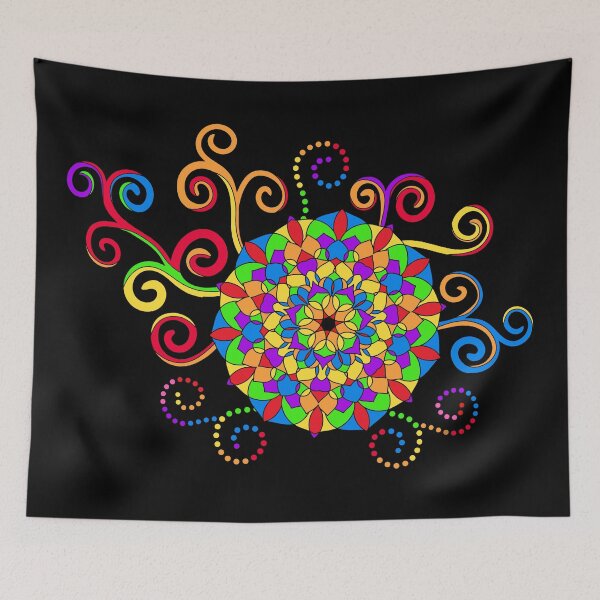 Item preview, Rainbow Floral Bohemian Style Designs designed and sold by Alondra.