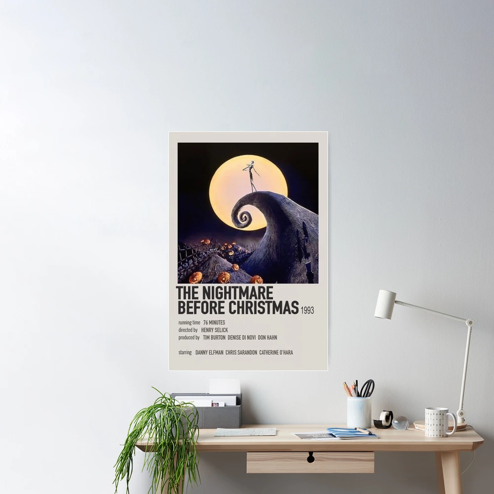 The nightmare before christmas Poster for Sale by Flowerybliss