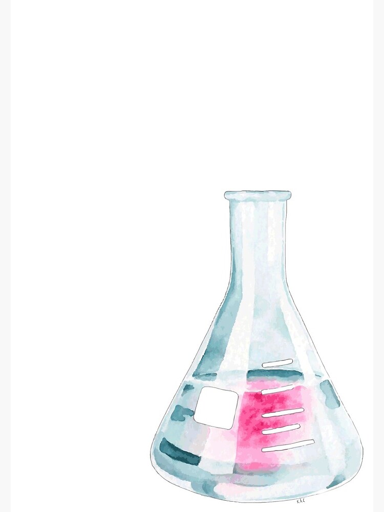 Phenolphthalein: Titration in Watercolor by katychalmers