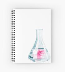 Phenolphthalein: Titration in Watercolor Spiral Notebook