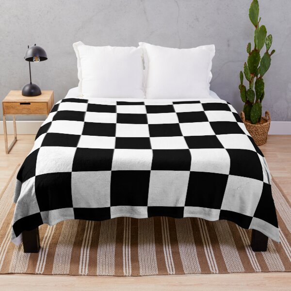 Item preview, Black and White Checkerboard Pattern designed and sold by All-Black-White.