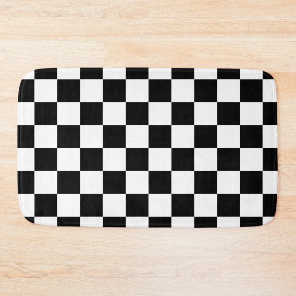 Item preview, Black and White Checkerboard Pattern designed and sold by All-Black-White.
