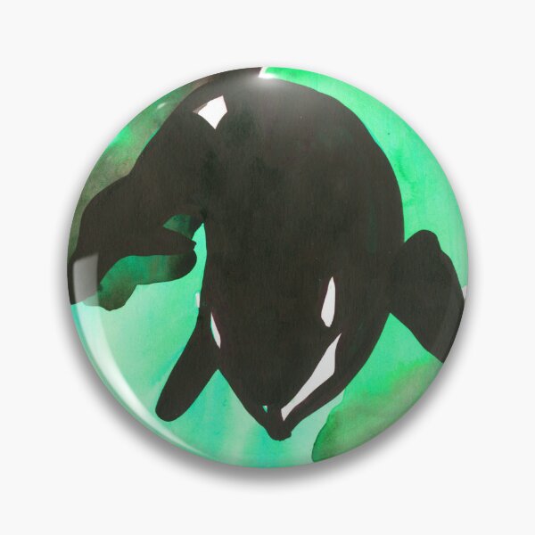 Item preview, Diving Orca - Mint Green  designed and sold by Niina  Niskanen.