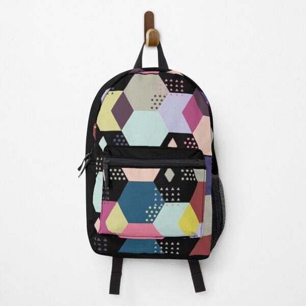 Item preview, Colourful hexagonal patchwork designed and sold by We Grow.