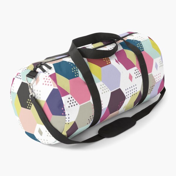 Item preview, Colourful hexagonal patchwork designed and sold by We Grow.