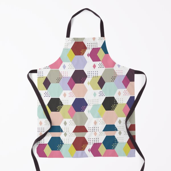 Item preview, Colourful hexagonal patchwork designed and sold by We Grow.
