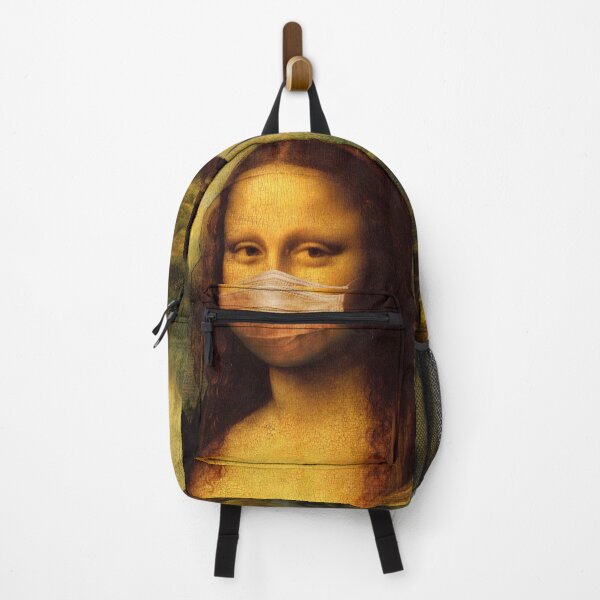 Item preview, Fine Art Painting | The Mona Lisa with Face Mask | Leonardo da Vinci. designed and sold by NostalgicLatin.