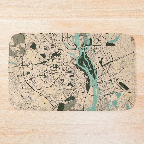 Item preview, Kyiv City Map of Ukraine - Vintage designed and sold by deMAP.