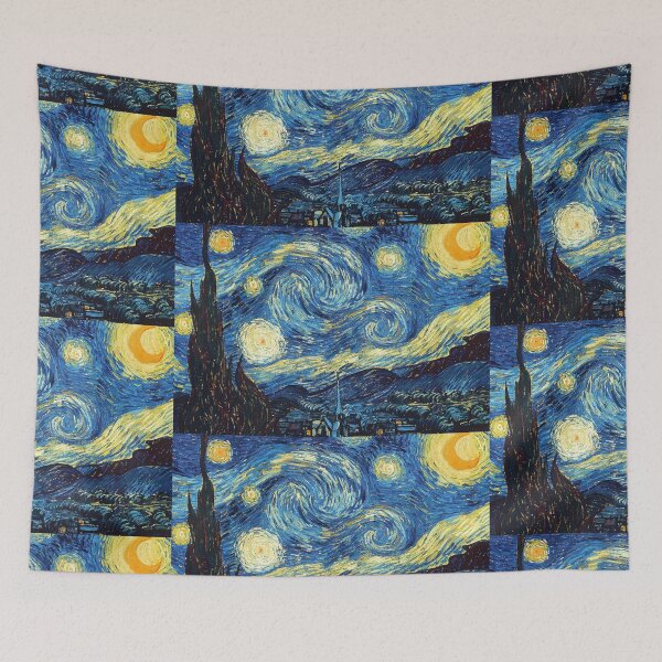 Item preview, Fine Art Painting | The Starry Night | Vincent Van Gogh designed and sold by NostalgicLatin.