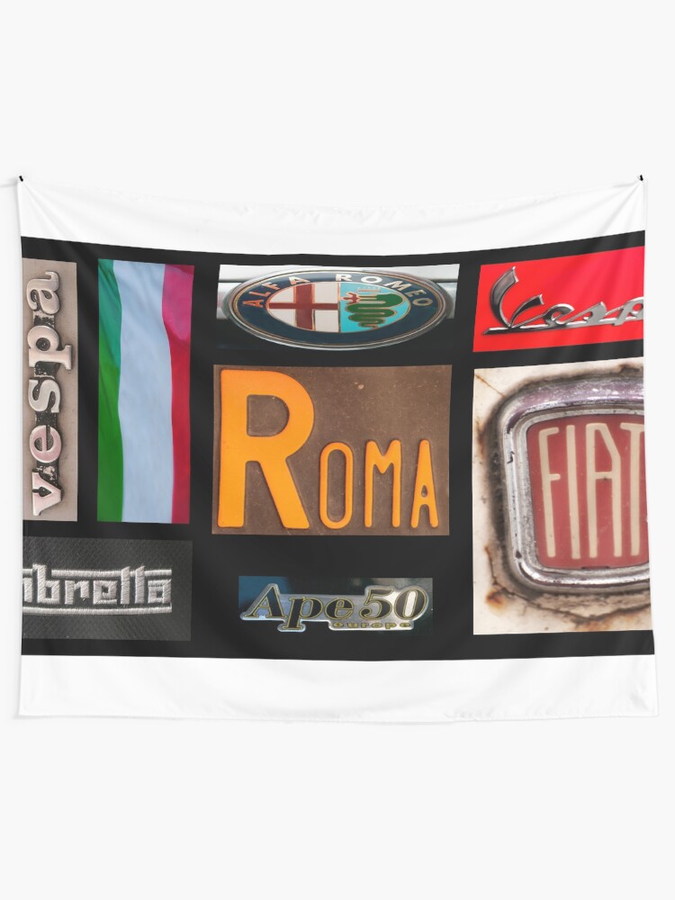 Alternate view of Italian Brands Tapestry