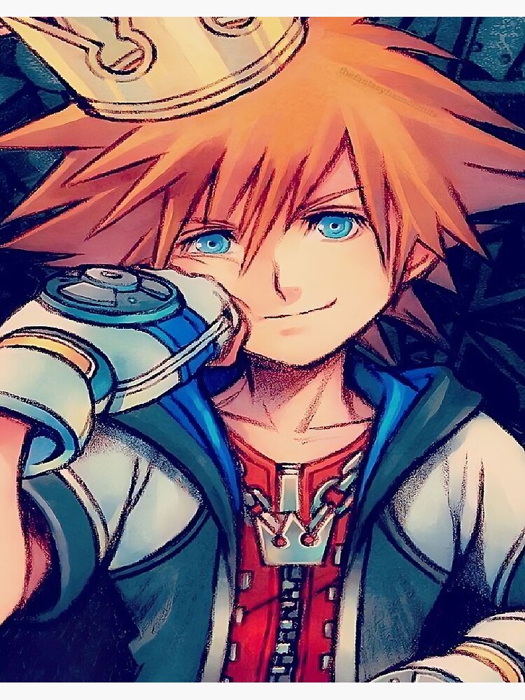 Kingdom hearts Sora Art Board Print for Sale by skydesigns