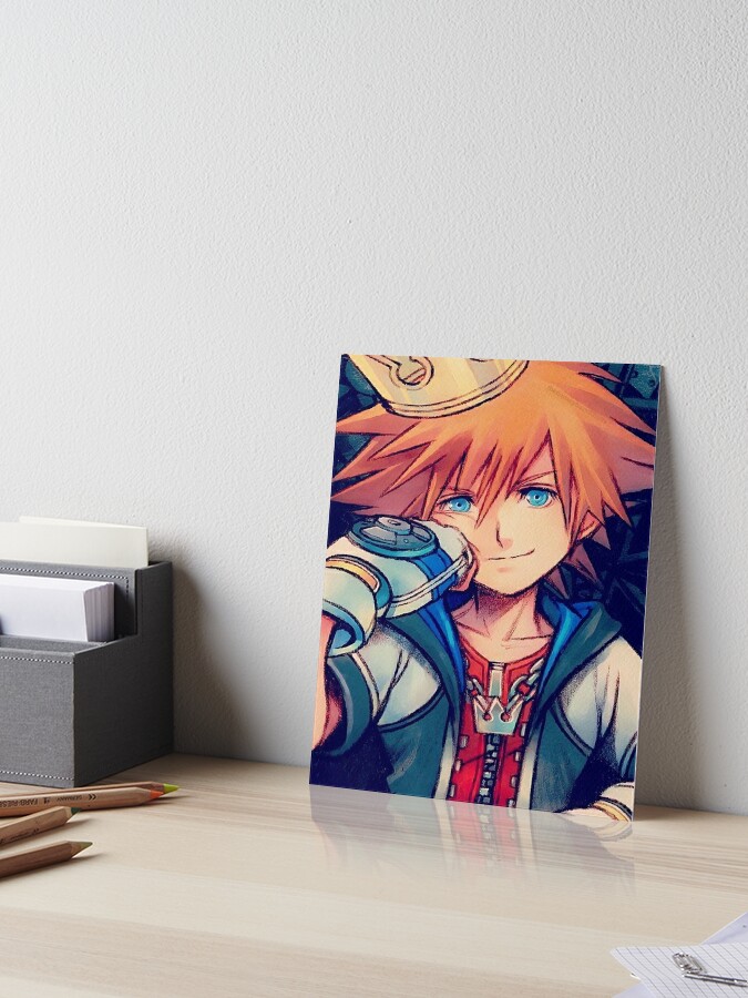 Kingdom hearts Sora Art Board Print for Sale by skydesigns