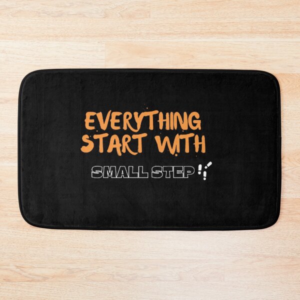 Item preview, EVERYTHING START WITH SMALL STEPS designed and sold by 3Akshithaa.