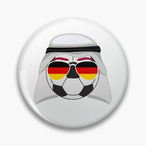 Item preview, Germany Flag inside Sunglasses on a Soccer ball Wearing a Keffiyeh designed and sold by Dexter Freeman.