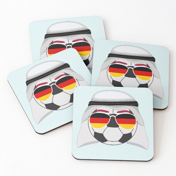 Item preview, Germany Flag inside Sunglasses on a Soccer ball Wearing a Keffiyeh designed and sold by Dexter Freeman.