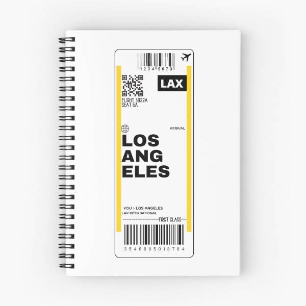 Item preview, Los Angeles Boarding Pass designed and sold by The Shark  Designer.