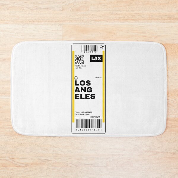 Item preview, Los Angeles Boarding Pass designed and sold by The Shark  Designer.