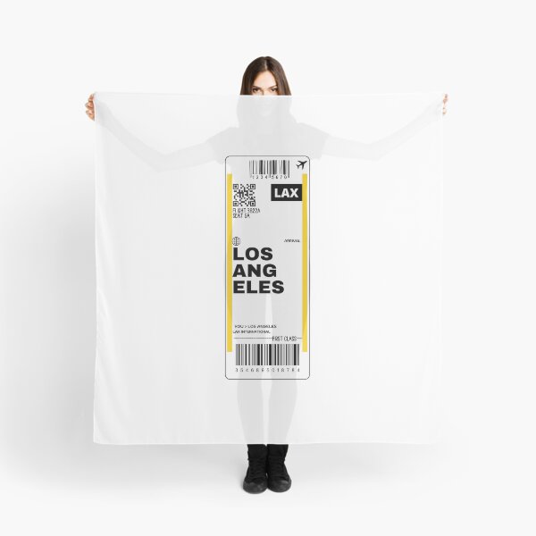 Item preview, Los Angeles Boarding Pass designed and sold by The Shark Designer.