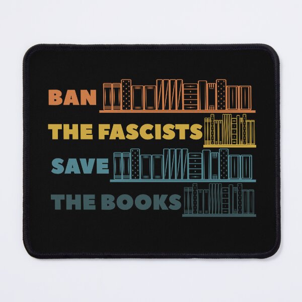 Item preview, Ban the fascists save the books - Bookworms designed and sold by Raiko-art.