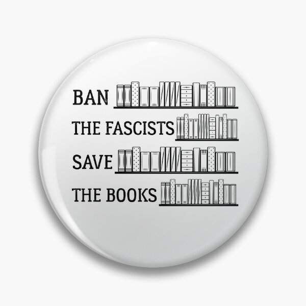 Item preview, Ban the fascists save the books - Bookworms designed and sold by Raiko-art.