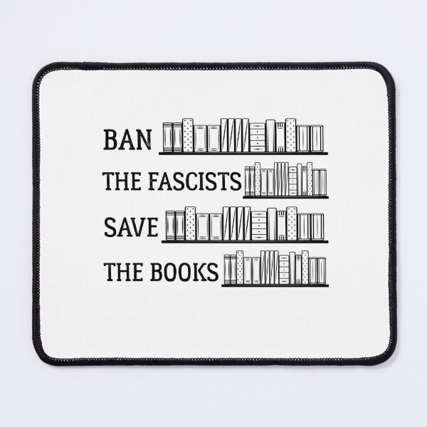 Item preview, Ban the fascists save the books - Bookworms designed and sold by Raiko-art.