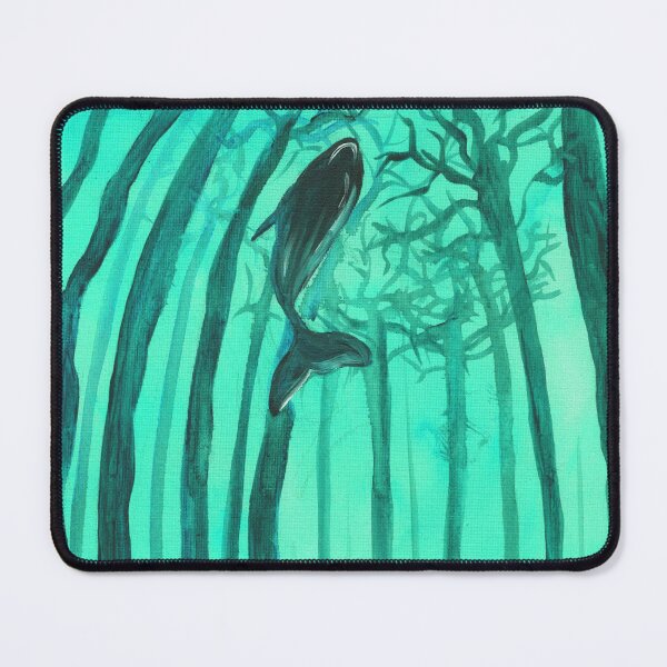 Item preview, Moby´s Forest - Mint Green Whale designed and sold by Niina Niskanen.