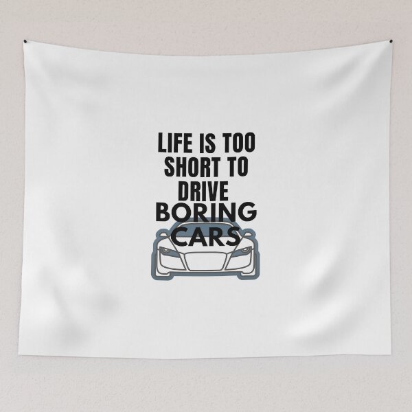 Item preview, AUDI Life is too short to drive boring cars designed and sold by DZepcan.
